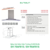 Máy Hút Mùi Gắn Tường EUROSUN EH-70AF81S EH-90AF81S Công Suất 1000m³/h