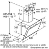 Máy Hút Mùi Bosch DWK97JM60 Gắn Tường Serie 6 - 750 m³/h