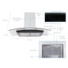 Máy Hút Mùi Khói Electrolux EFC936GAR 90cm - 1100 m³/h