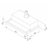 Máy Hút Khói Âm Tủ Malloca K1507 TC - 500 m³/h
