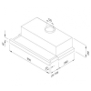 Máy Hút Khói Âm Tủ Malloca K1509 TC - 500 m³/h