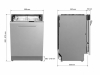 Máy Rửa Chén Teka DW8 55 FI 40782132 12 bộ