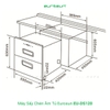 Máy Sấy Chén Diệt Khuẩn EUROSUN EU-DS120 Cao Cấp 120 Lít