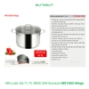 Nồi Luộc Gà EUROSUN MS1602-Kings Ø30cm, 11.7 Lít, INOX SUS304 3 Lớp