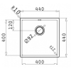 Chậu Rửa Chén Bosch - Pyramis HMH.101027701 Astris (40X40) 1B
