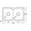 Chậu Rửa Chén Hafele HS-S7848 567.23.010