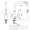 Vòi Rửa Chén Hafele HT21-CH2F271 577.55.210
