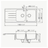Chậu Rửa Chén Hafele JULIUS HS-GDD11650