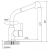 Vòi Rửa Chén Malloca K119T9 Dây Rút Nóng Lạnh