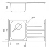 Chậu Rửa Chén Malloca MS 1017 NEW Inox 304