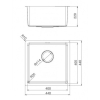 Chậu Rửa Chén Malloca MS 6044 Inox 304