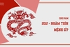 Sinh năm 2012 mệnh gì ? hợp màu nào ?