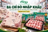 Ba chỉ bò nhập khẩu tại Thực Phẩm Xanh - Đa dạng mã hàng, sẵn kho số lượng lớn