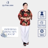 Áo Thun Nữ Trung Niên - Thun Lưới Co Giãn 4 Chiều - Tay Lở - Quỳnh Anh - TT Trung Niên - CT23166