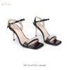 SANDAL HỞ MŨI ĐÍNH NGỌC CAO CẤP 9CM CHÍNH HÃNG VOLSCI - DNU358