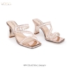 SANDAL CAO GÓT ĐẾ VUÔNG QUAI TRONG ĐÍNH ĐÁ 7CM CAO CẤP CHÍNH HÃNG VOL'SCI - DNU367