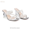 SANDAL CAO GÓT ĐẾ VUÔNG QUAI TRONG ĐÍNH ĐÁ 7CM CAO CẤP CHÍNH HÃNG VOL'SCI - DNU367