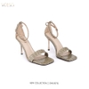 SANDAL HỞ MŨI DA VÂN RẮN CAO CẤP 9CM CHÍNH HÃNG VOLSCI - DNU357