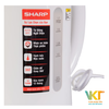 Bình đun siêu tốc Sharp EKJ-17VPS-WH - Trắng
