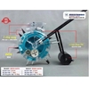 Máy Gieo Hạt Cầm Tay 12 Răng Huspanda HGH120T