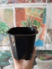 Chậu Nhựa Vuông Đen 11x10