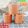 Chậu Nâu Trụ Nhỏ 8,5x8,5cm