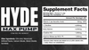 PROSUPPS HYDE MAX PUMP Stim Free Pre-workout 25 Servings