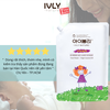 Nước giặt IVLY NATURE hương hoa Tiare dạng túi 1200ml