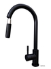 Vòi rửa bát rút đen nano đầu nhỏ tăng áp CHINOX VR49