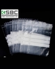 Writable 3 White Stripes Resealable Ziplock Bags