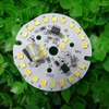 Âm trần 7W 3 màu đế đúc D90 viền trắng-vàng