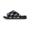 Dép MLB Chunky Mound Fur Winter New York Yankees Black