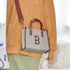 Túi MLB Basic Big-Logo Canvas Small Tote Bag Boston Red Sox D.Brown