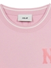 Áo Croptop MLB Women's Basic Coopers Crop Short Sleeve Knit New York Yankees Pink