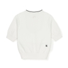 Áo Croptop MLB Women's Basic Coopers Crop Short Sleeve Knit New York Yankees Ivory
