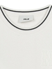 Áo Croptop MLB Women's Basic Coopers Crop Short Sleeve Knit New York Yankees Ivory