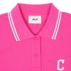 Áo Croptop MLB Korea Women's Basic Cleveland Guardians Magenta