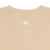 Áo Croptop MLB Korea Basic Small Logo Cleveland Guardians Beige