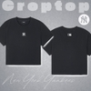 Áo Croptop MLB Korea Basic Small Logo New York Yankees Black