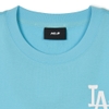 Áo Croptop MLB Korea Women's Street Small Logo LA Dodgers Blue