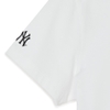 Áo Croptop MLB Korea Women's Street Small Logo New York Yankees White