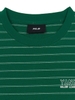 Áo Croptop MLB Women's Varsity Stripe Crop Short Sleeve T-Shirt New York Yankees Green