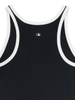 Áo Croptop MLB Women's Varsity Vintage Slim Crop Nashi T-Shirt New York Yankees Black