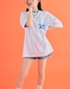 Áo Thun MLB Basic Big Logo Short Sleeve LA Dodgers Off White