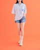 Áo Thun MLB Basic Big Logo Short Sleeve LA Dodgers Off White