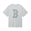 Áo Thun MLB Classic Monogram Big Logo Short Sleeve Boston Red Sox L.Melange Grey