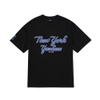 Áo Thun MLB Cursive Overfit New York Yankees Black