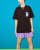 Áo Thun MLB Monotive Overfit Short Sleeve Boston Red Sox Charcoal Grey