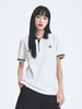 Áo Polo MLB Basic Cara Color Comfortable Fit Cara T-Shirt New York Yankees Ivory