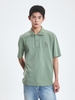 Áo Polo MLB Basic Coopers Logo Overfit Collar T-Shirt LA Angels Khaki